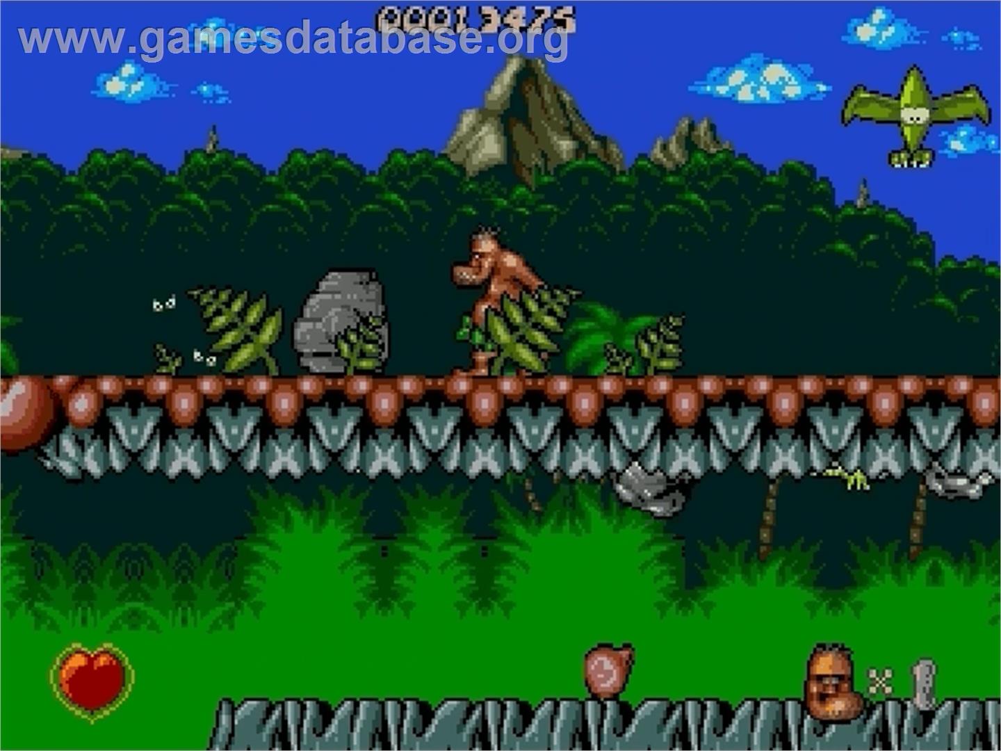 Chuck Rock - Sega Genesis - Artwork - In Game