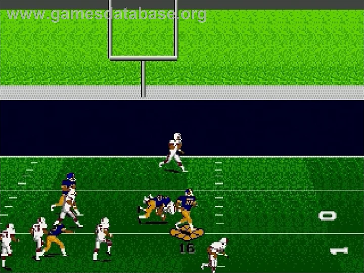 College Football USA 96 - Sega Genesis - Artwork - In Game