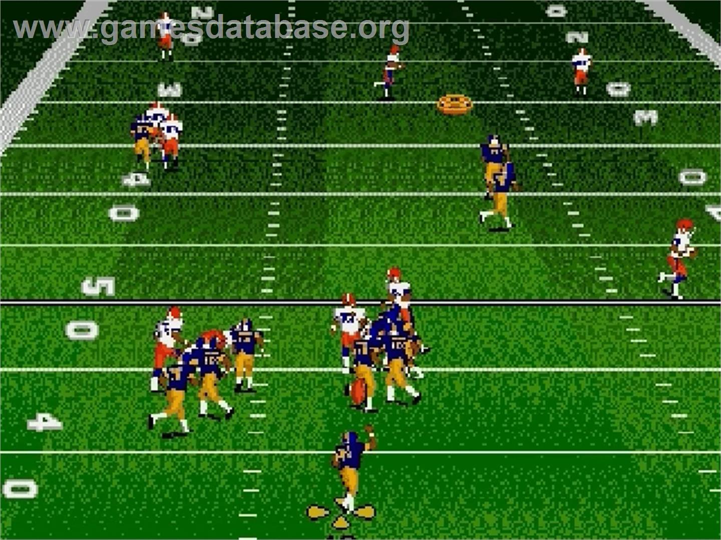 College Football Usa 97 - Sega Genesis - Artwork - In Game
