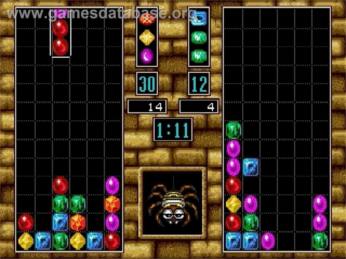 Columns 3 - Revenge Of Columns - Sega Genesis - Artwork - In Game