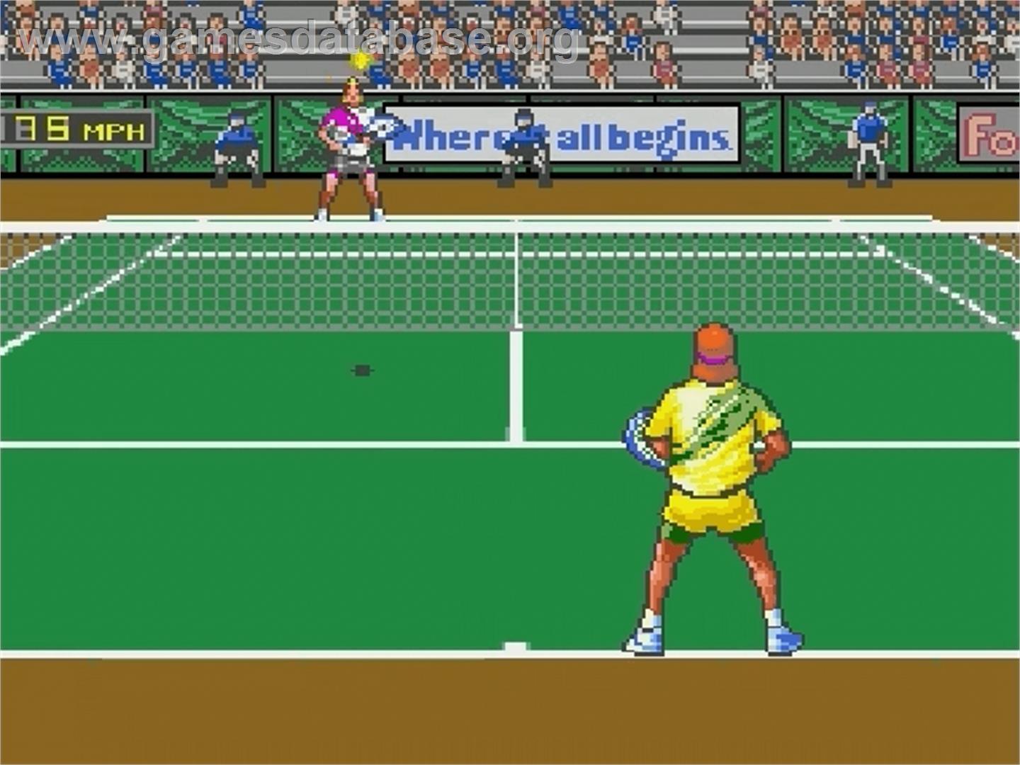 David Crane's Amazing Tennis - Sega Genesis - Artwork - In Game