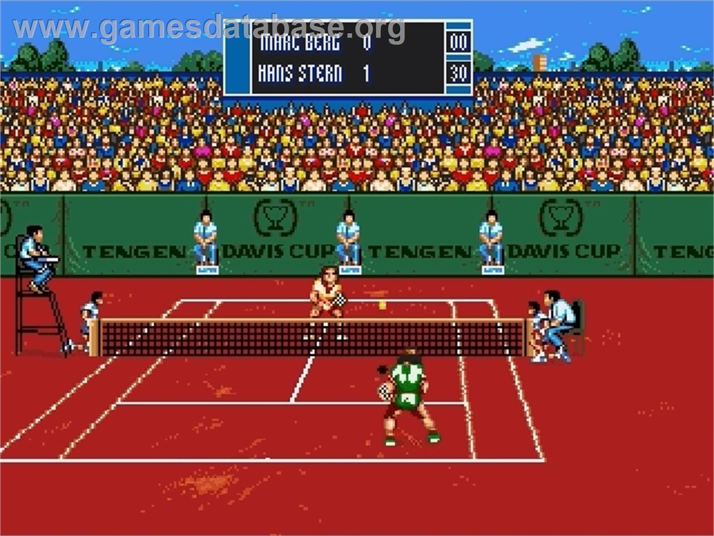 Davis Cup World Tour - Sega Genesis - Artwork - In Game