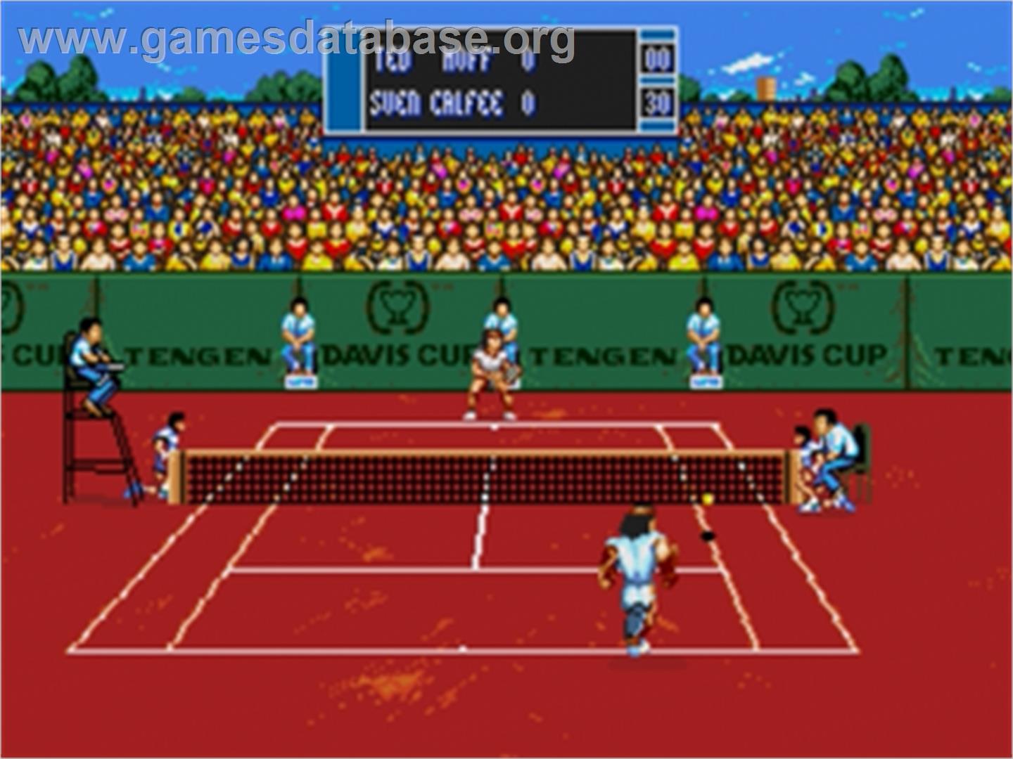 Davis Cup World Tour Tennis - Sega Genesis - Artwork - In Game