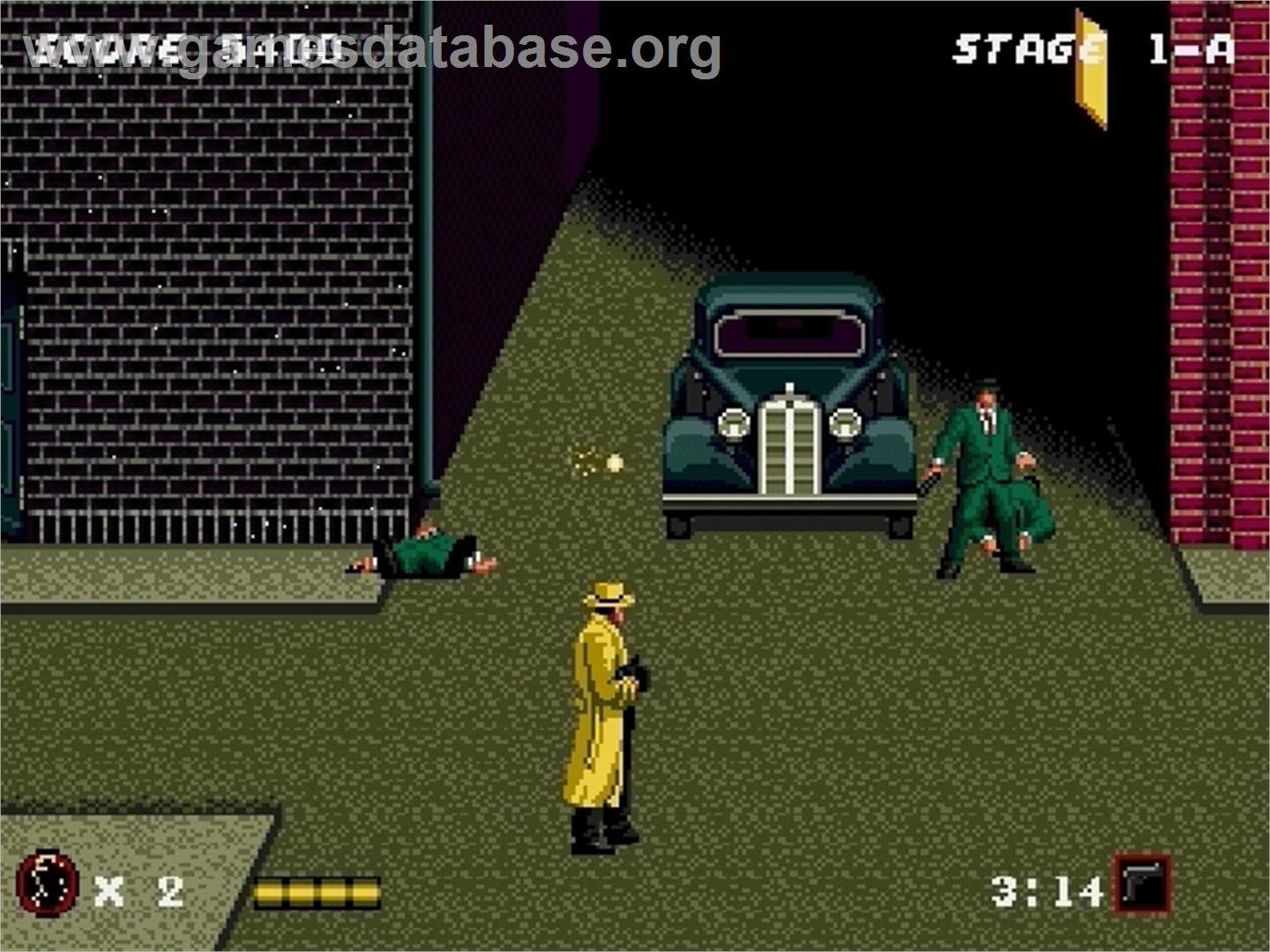 Dick Tracy - Sega Genesis - Artwork - In Game