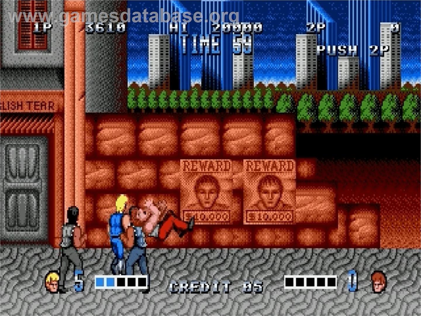 Double Dragon - Sega Genesis - Artwork - In Game