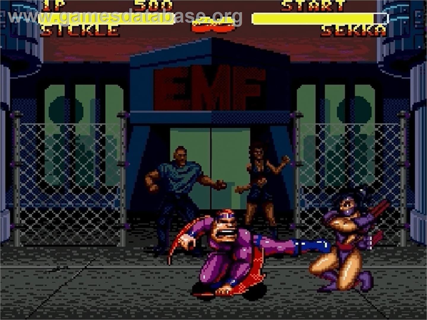 Double Dragon V: The Shadow Falls - Sega Genesis - Artwork - In Game