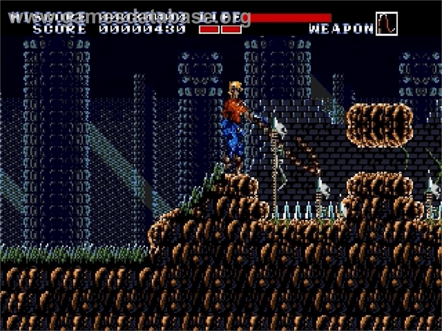 Earnest Evans - Sega Genesis - Artwork - In Game