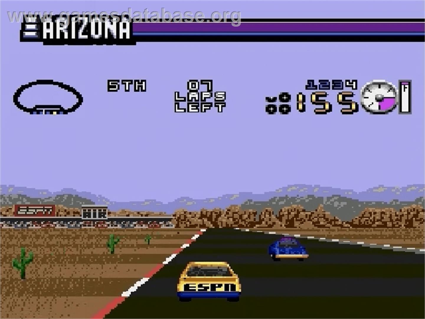 Espn Speedworld - Sega Genesis - Artwork - In Game