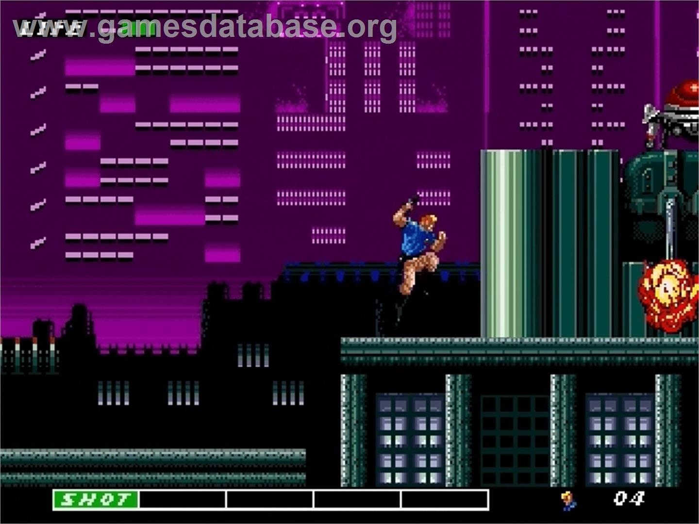 Eswat - City Under Siege - Sega Genesis - Artwork - In Game