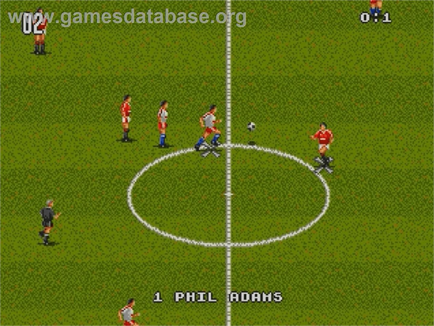 European Club Soccer - Sega Genesis - Artwork - In Game