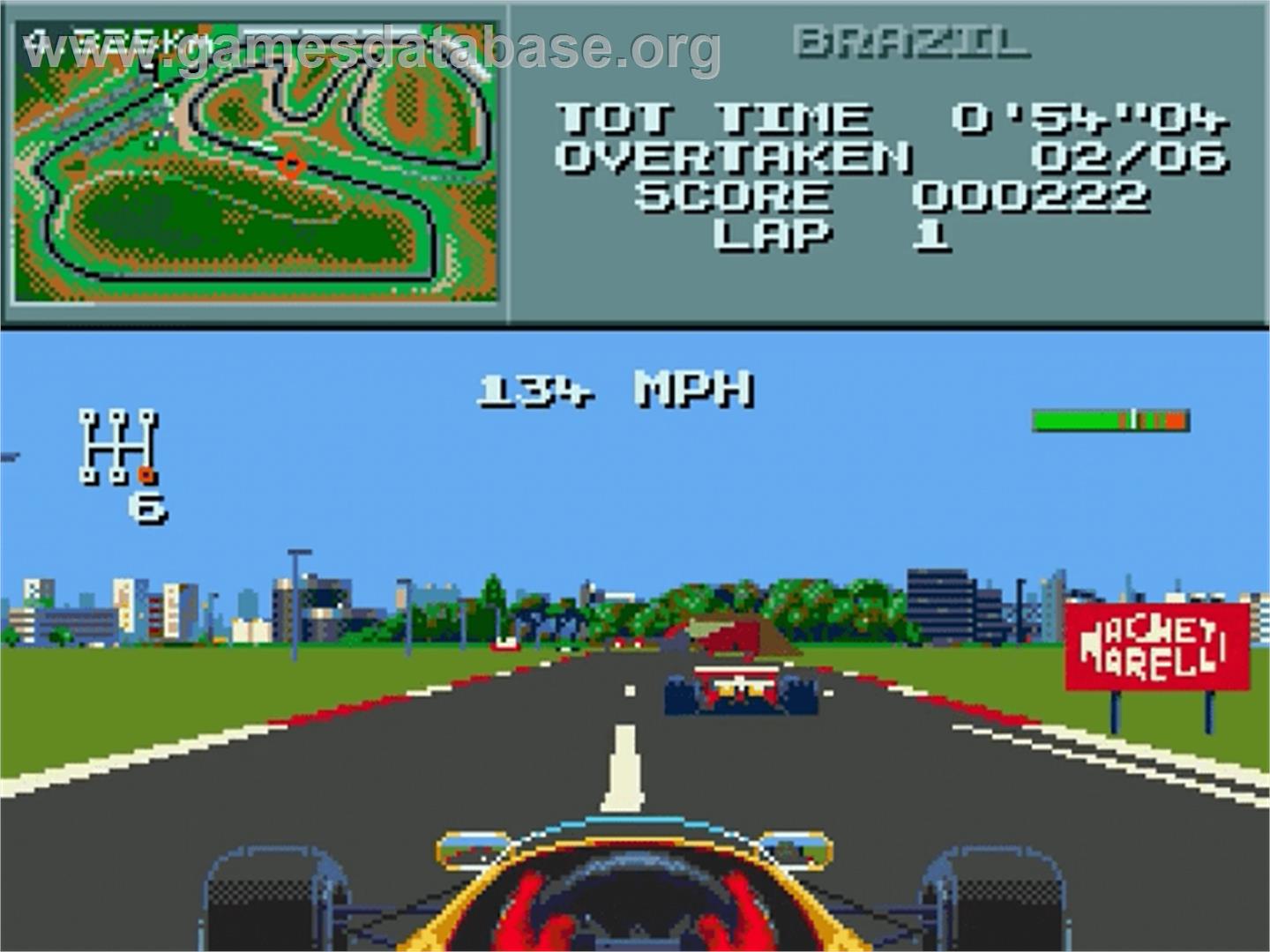 F1 - Sega Genesis - Artwork - In Game