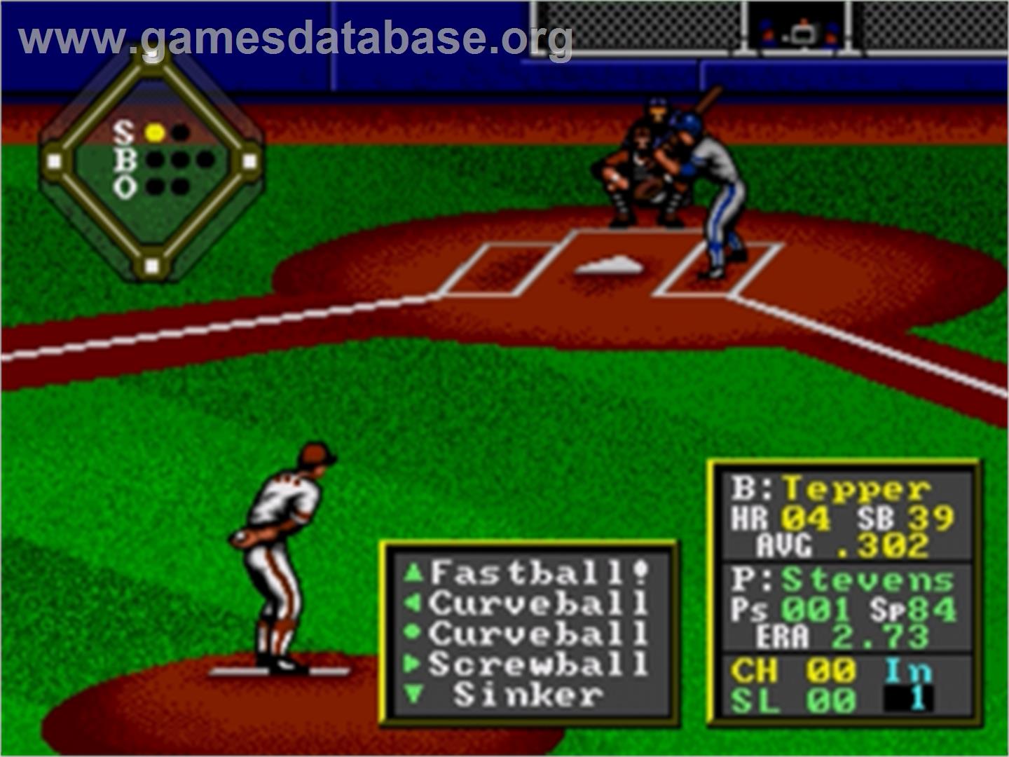 HardBall - Sega Genesis - Artwork - In Game