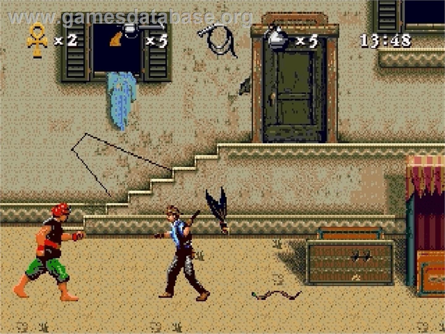 Instruments Of Chaos Starring Young Indiana Jones - Sega Genesis - Artwork - In Game