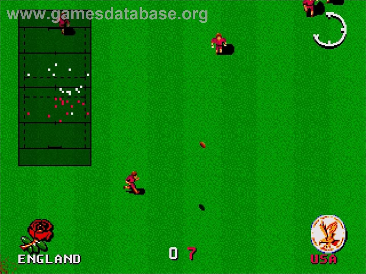 International Rugby - Sega Genesis - Artwork - In Game