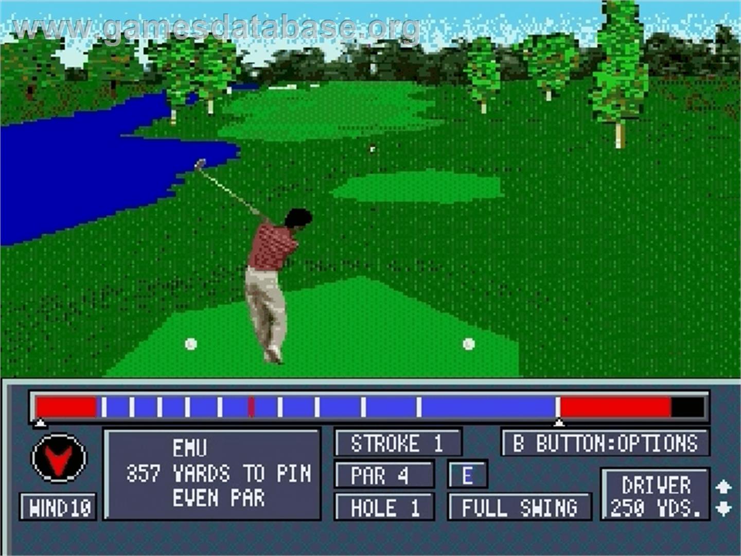 Jack Nicklaus' Power Challenge Golf - Sega Genesis - Artwork - In Game