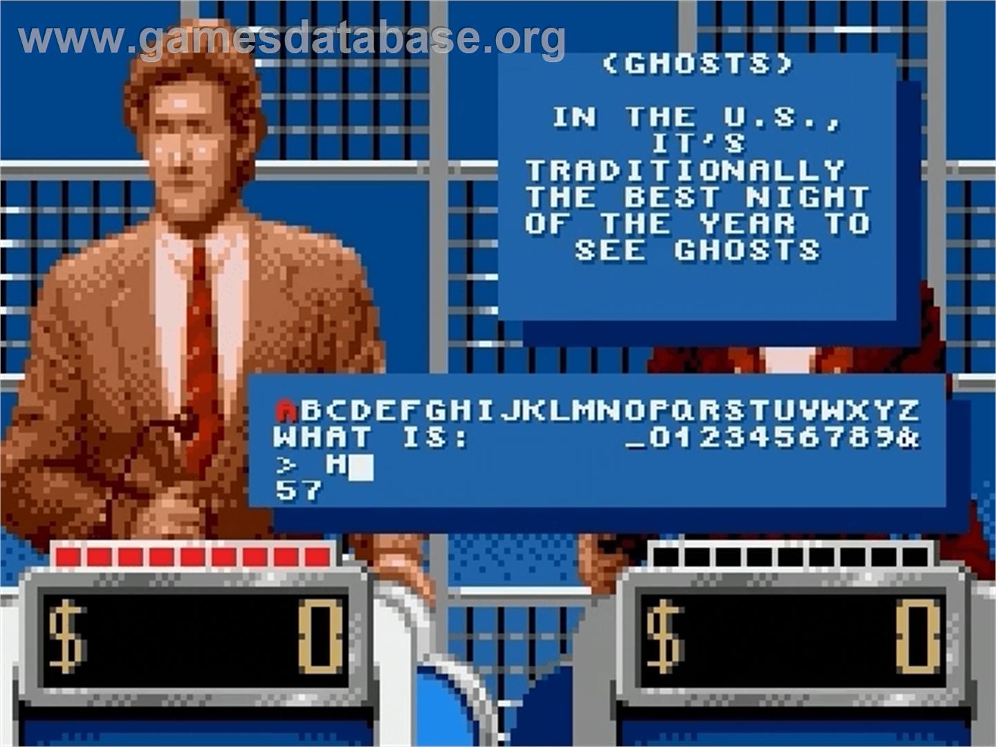 Jeopardy! - Sega Genesis - Artwork - In Game