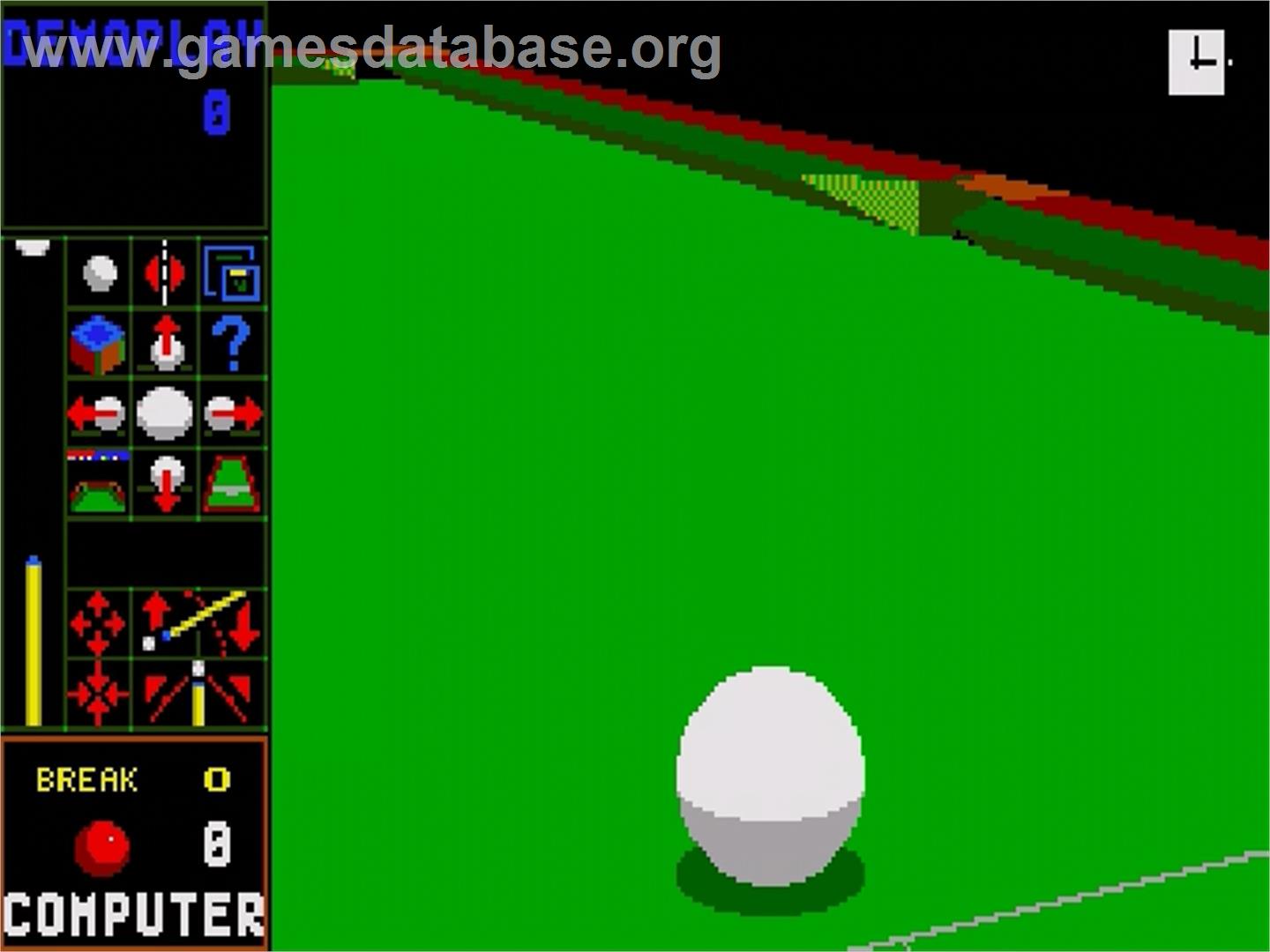 Jimmy White's Whirlwind Snooker - Sega Genesis - Artwork - In Game
