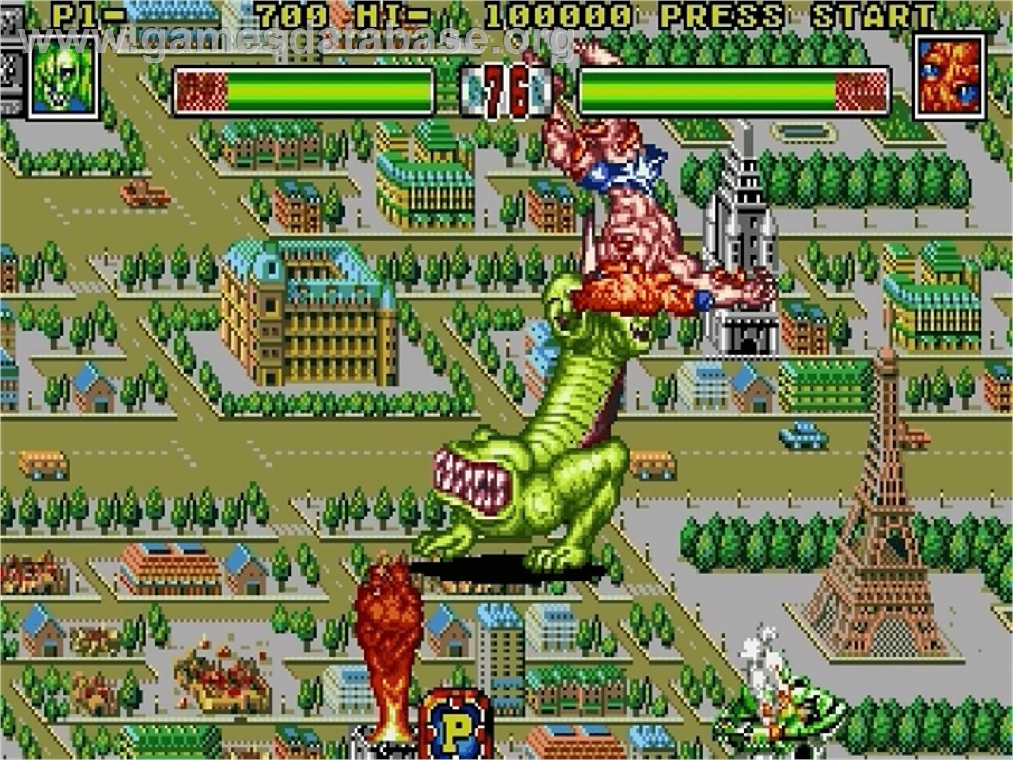 King Of The Monsters 2 - Sega Genesis - Artwork - In Game