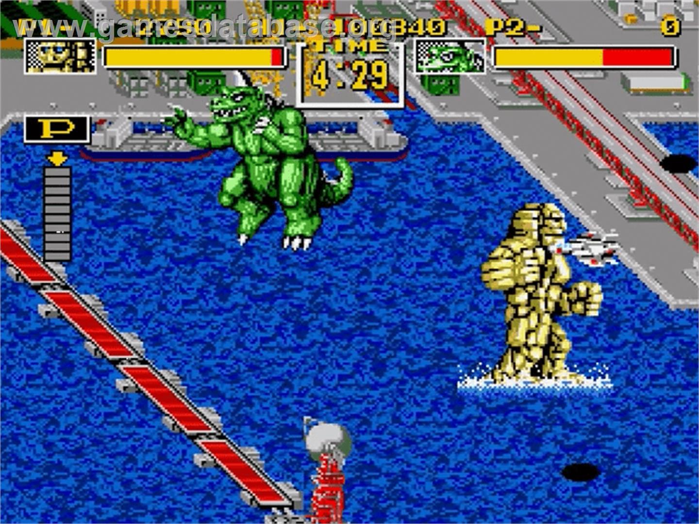 King of the Monsters - Sega Genesis - Artwork - In Game