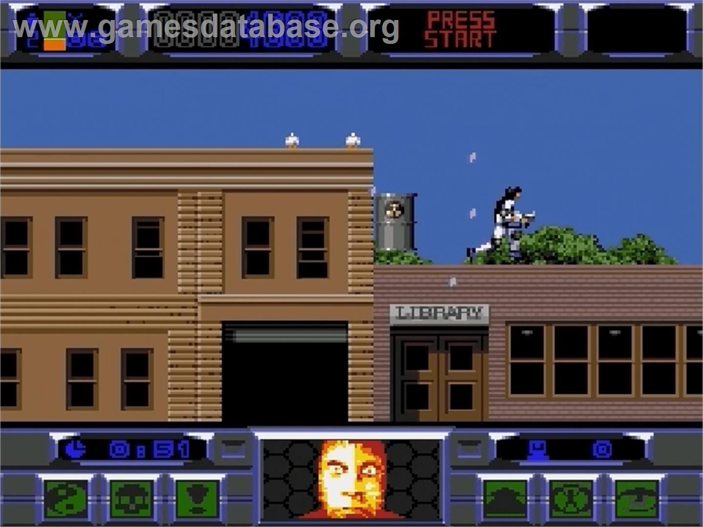 Lawnmower Man, The - Sega Genesis - Artwork - In Game