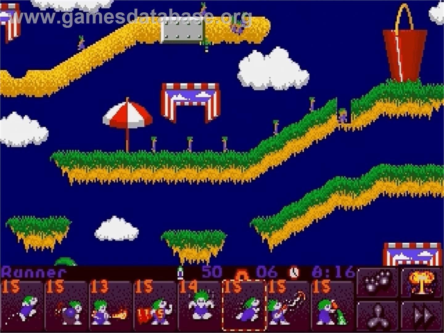 Lemmings 2 - The Tribes - Sega Genesis - Artwork - In Game