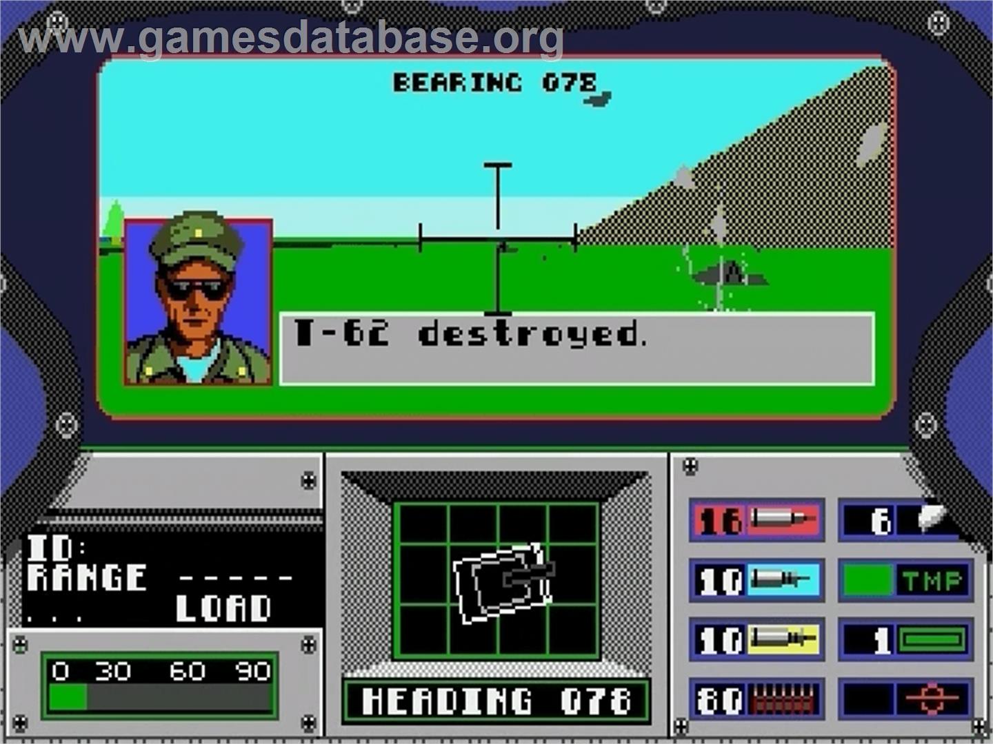 M-1 Abrams Battle Tank - Sega Genesis - Artwork - In Game