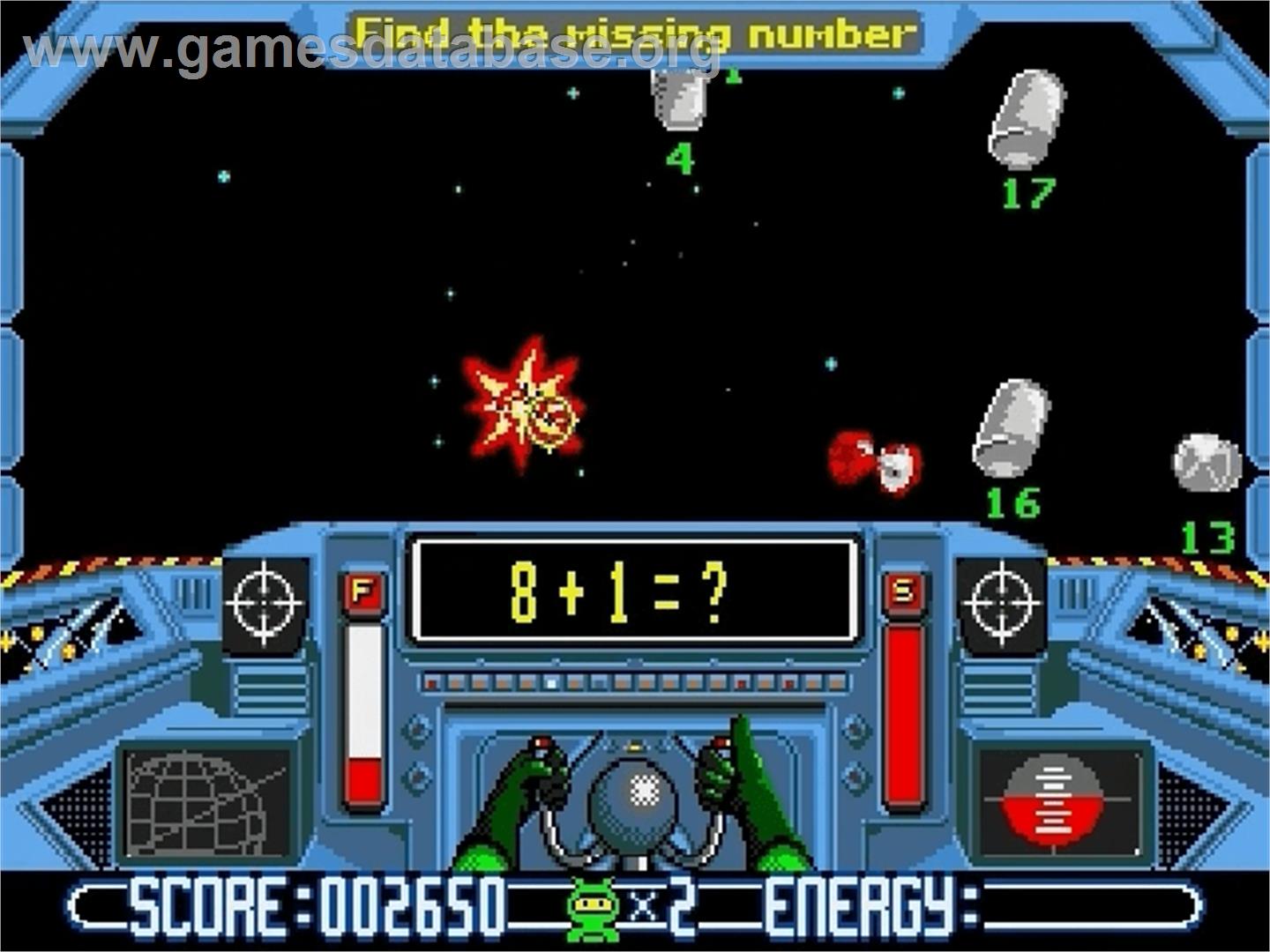 Math Blaster Episode 1 - In Search Of Spot - Sega Genesis - Artwork - In Game