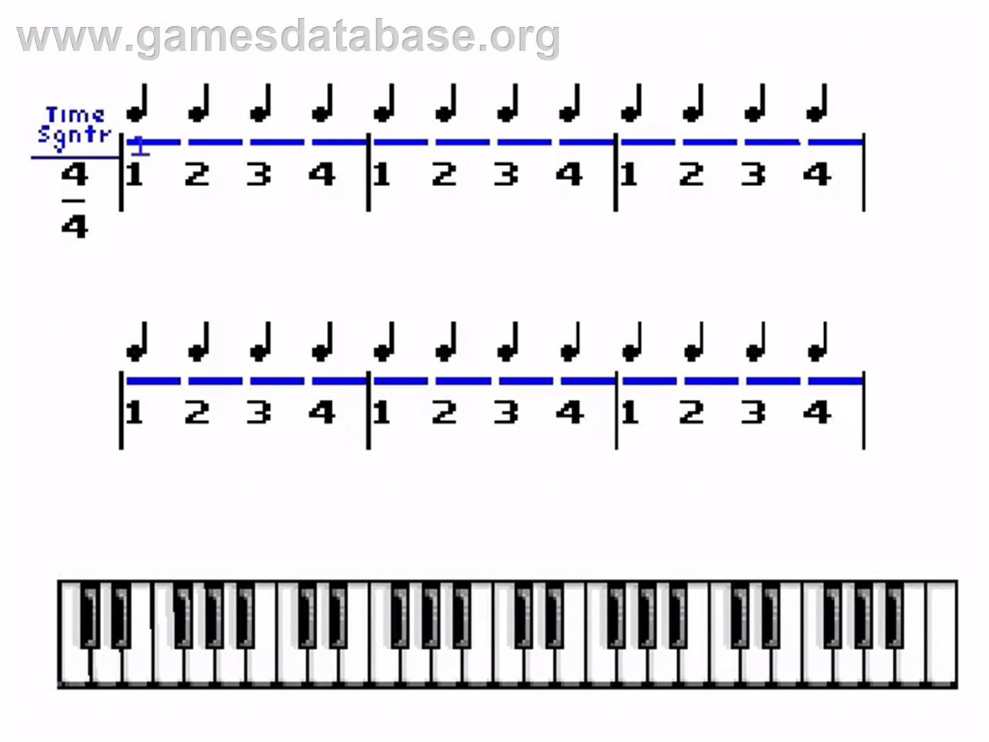 Miracle Piano Teaching System - Sega Genesis - Artwork - In Game