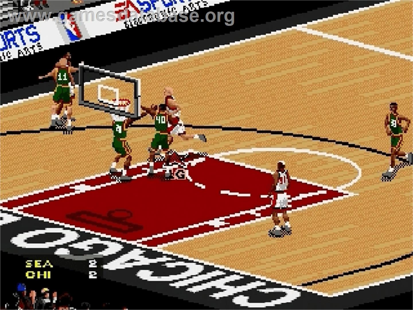 NBA Live '97 - Sega Genesis - Artwork - In Game