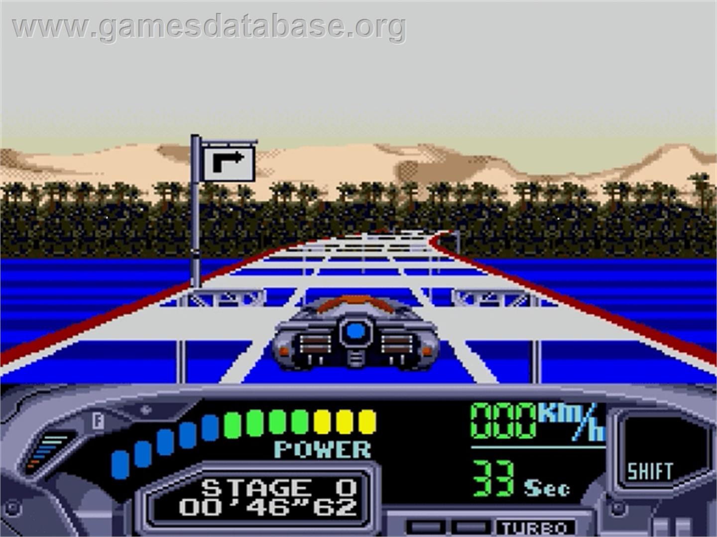 Out Run 2019 - Sega Genesis - Artwork - In Game