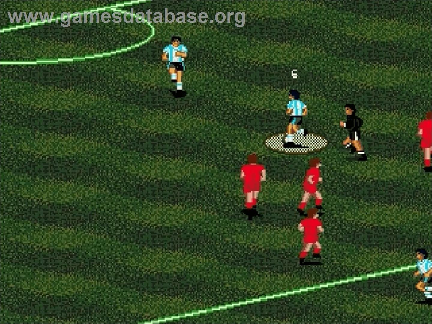 Pelé II: World Tournament Soccer - Sega Genesis - Artwork - In Game