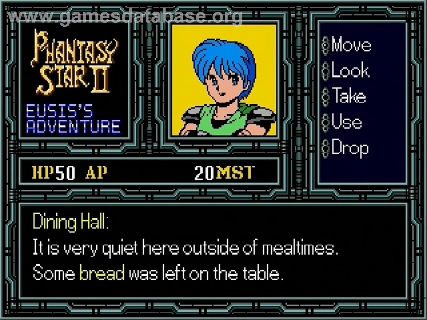 Phantasy Star 2 - Yushis's Adventure - Sega Genesis - Artwork - In Game