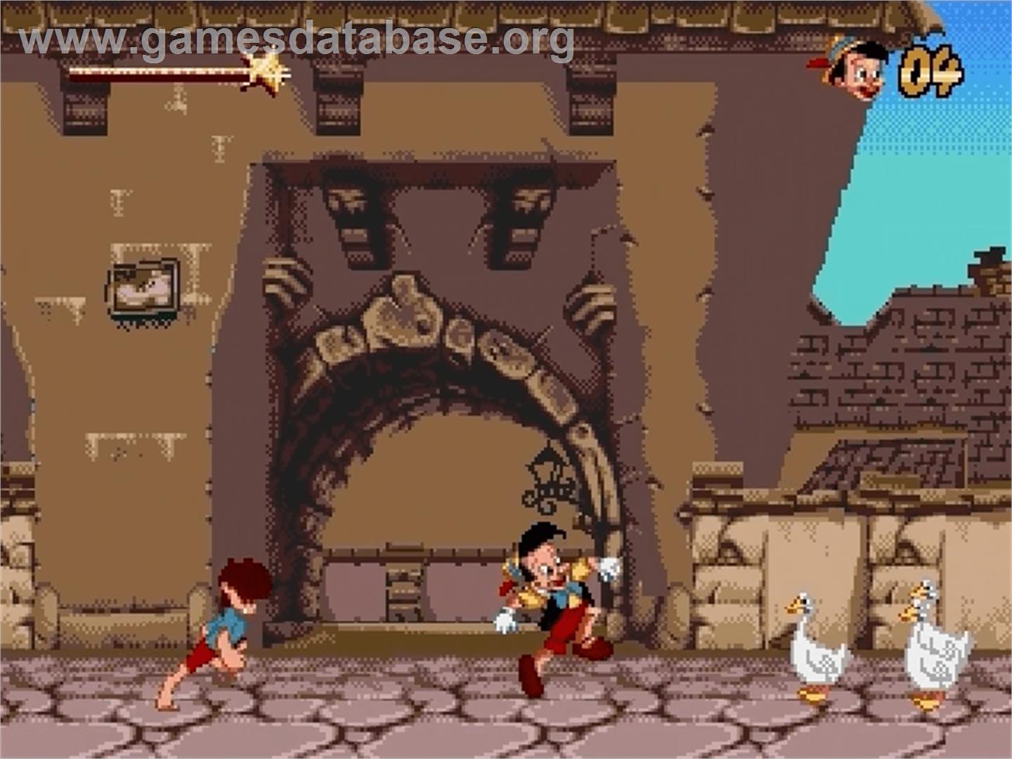 Pinocchio - Sega Genesis - Artwork - In Game