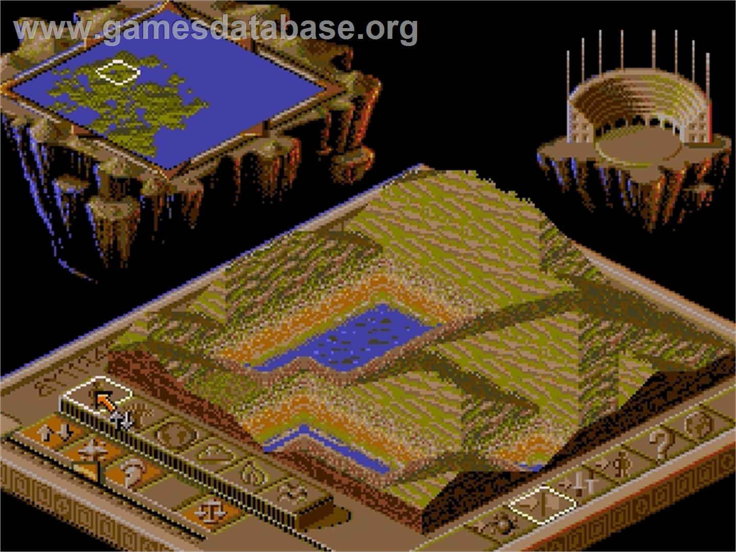 Populous 2 - Two Tribes - Sega Genesis - Artwork - In Game