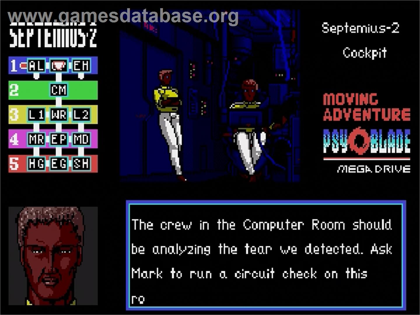 Psy-o-blade - Sega Genesis - Artwork - In Game