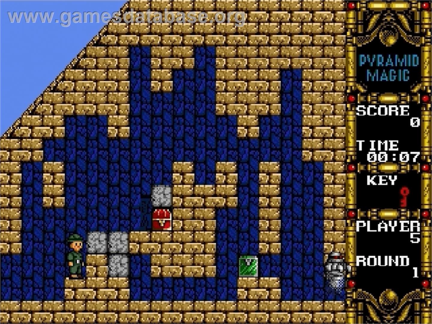 Pyramid Magic Special - Sega Genesis - Artwork - In Game