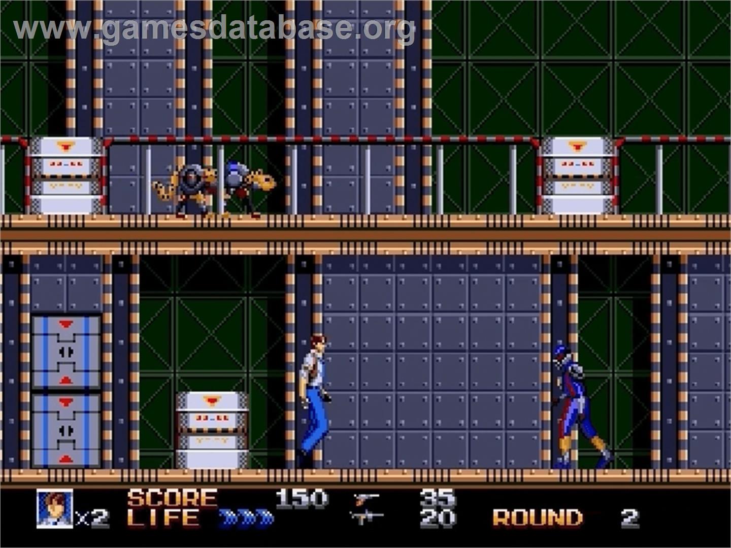Rolling Thunder 3 - Sega Genesis - Artwork - In Game