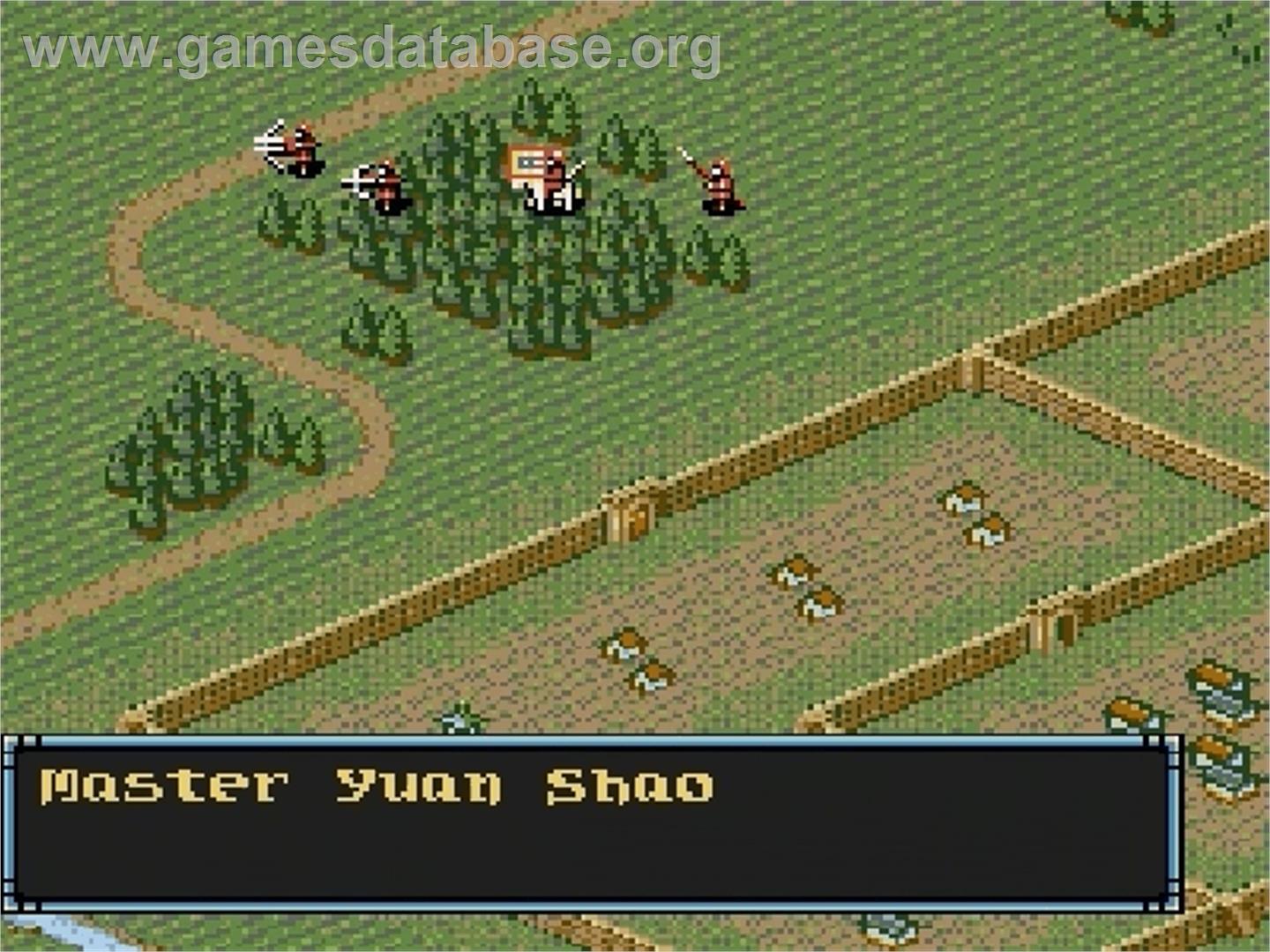 Romance Of The Three Kingdoms 3 - Dragon Of Destiny - Sega Genesis - Artwork - In Game