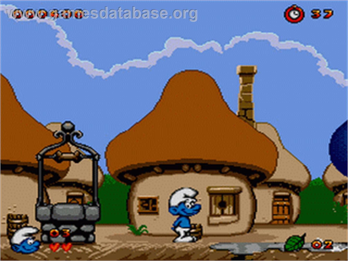 Schtroumpfs, Les - Sega Genesis - Artwork - In Game