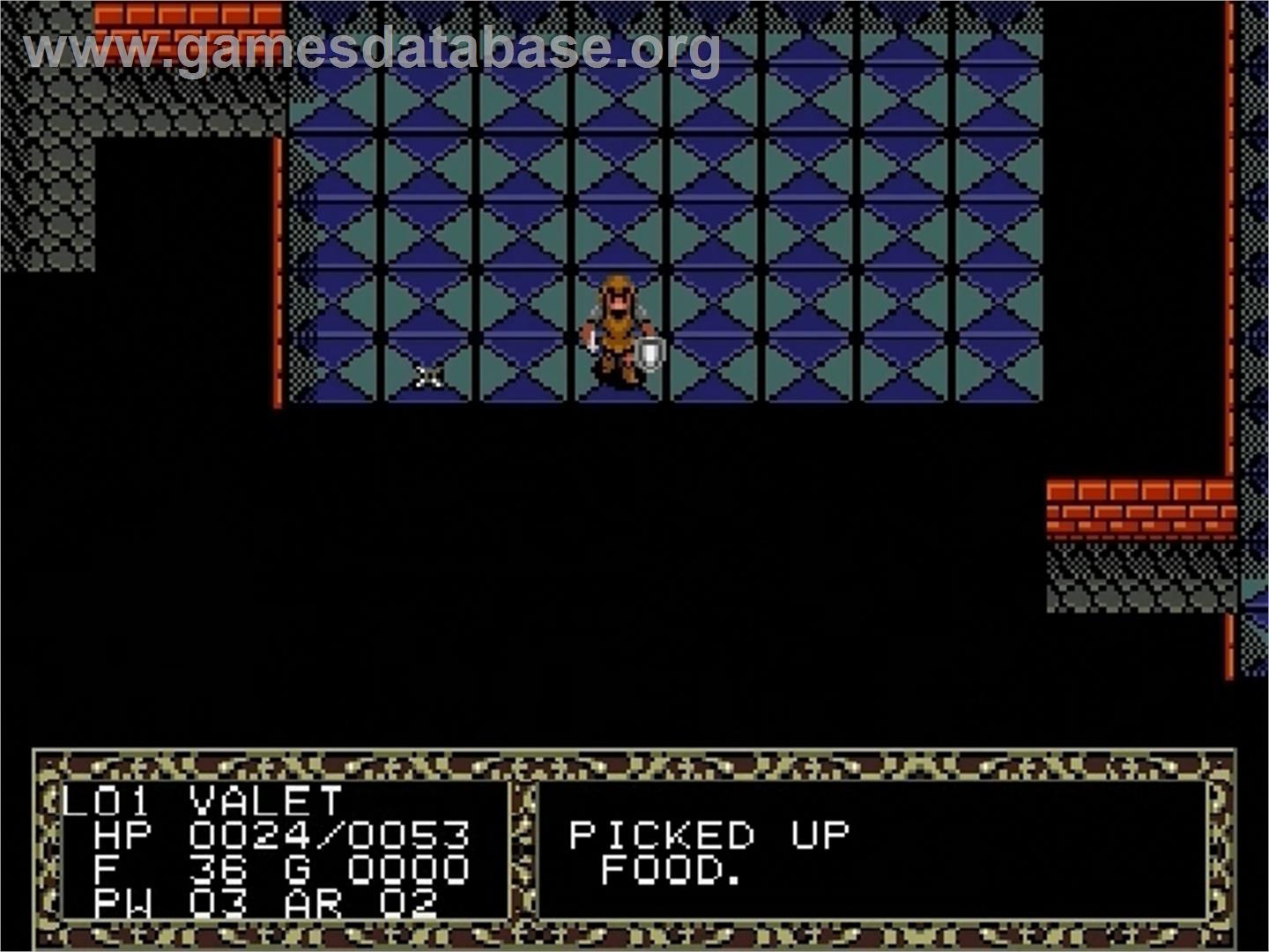Shi No Meikyu - Labyrinth Of Death - Sega Genesis - Artwork - In Game