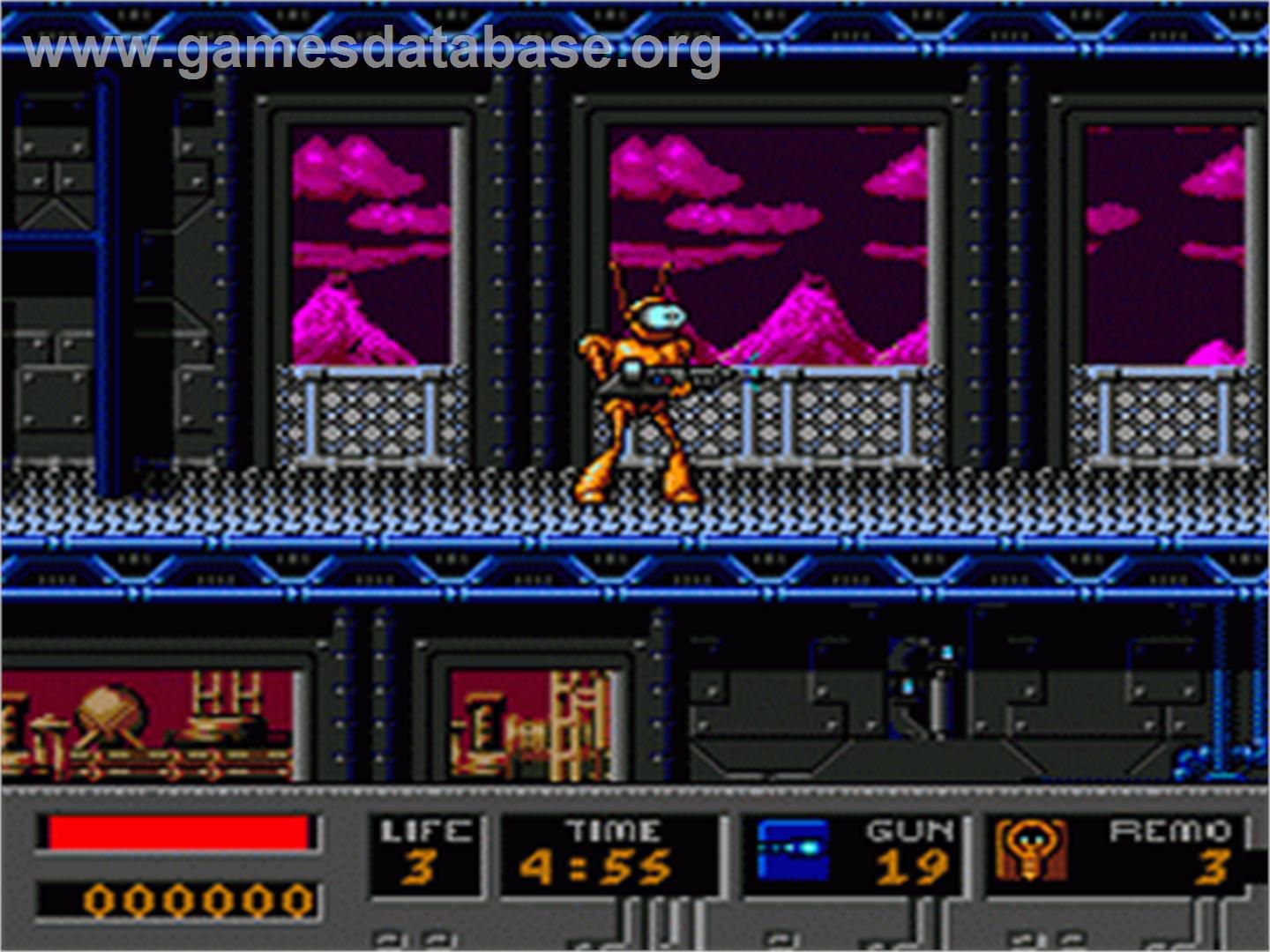 Space Funky B.o.b. - Sega Genesis - Artwork - In Game