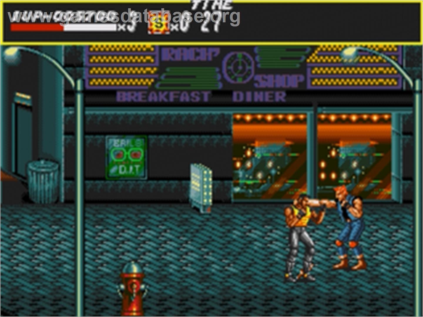 Streets Of Rage - Sega Genesis - Artwork - In Game