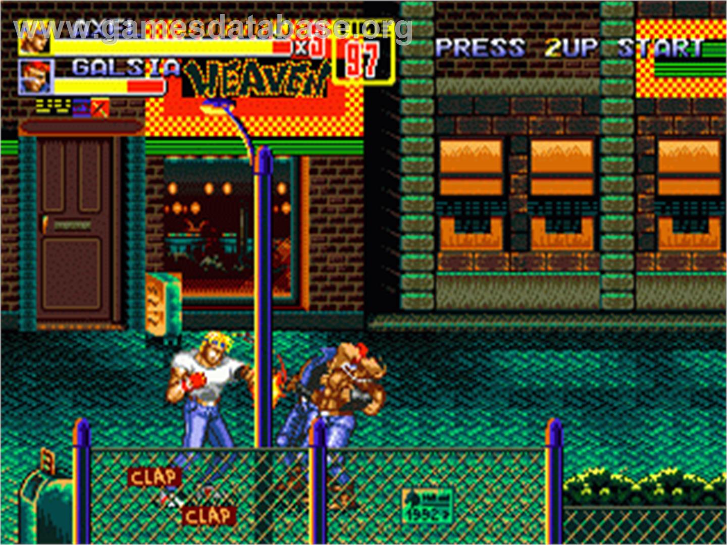 Streets Of Rage 2 - Sega Genesis - Artwork - In Game