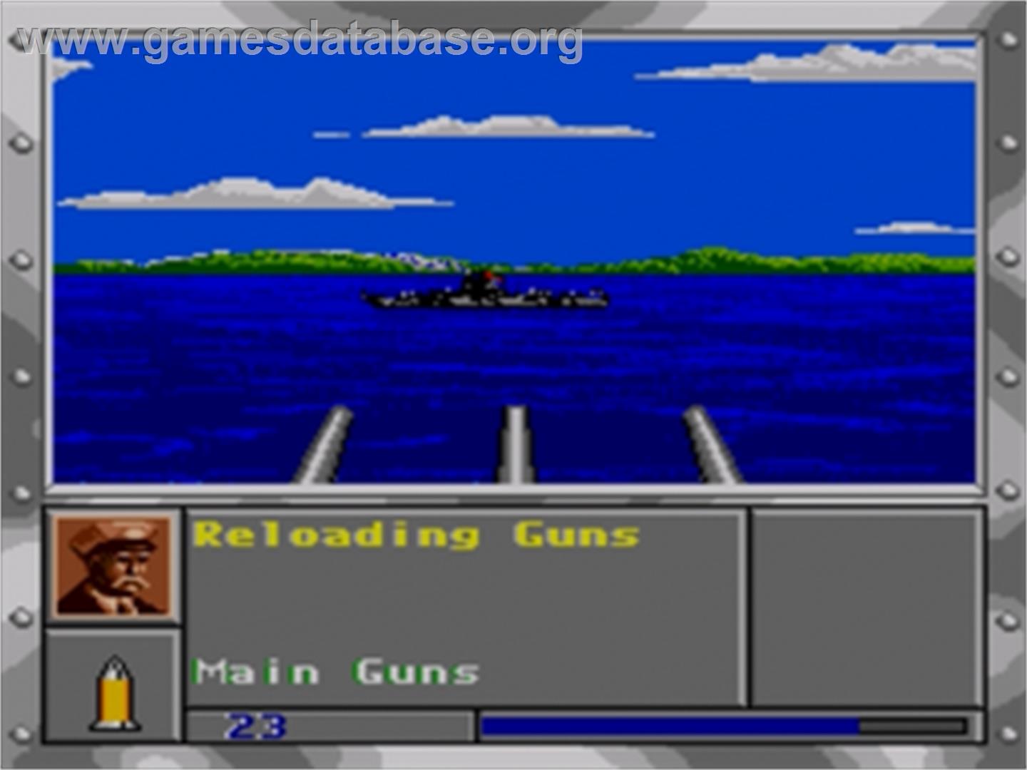 Super Battleship - The Classic Naval Combat Game - Sega Genesis - Artwork - In Game