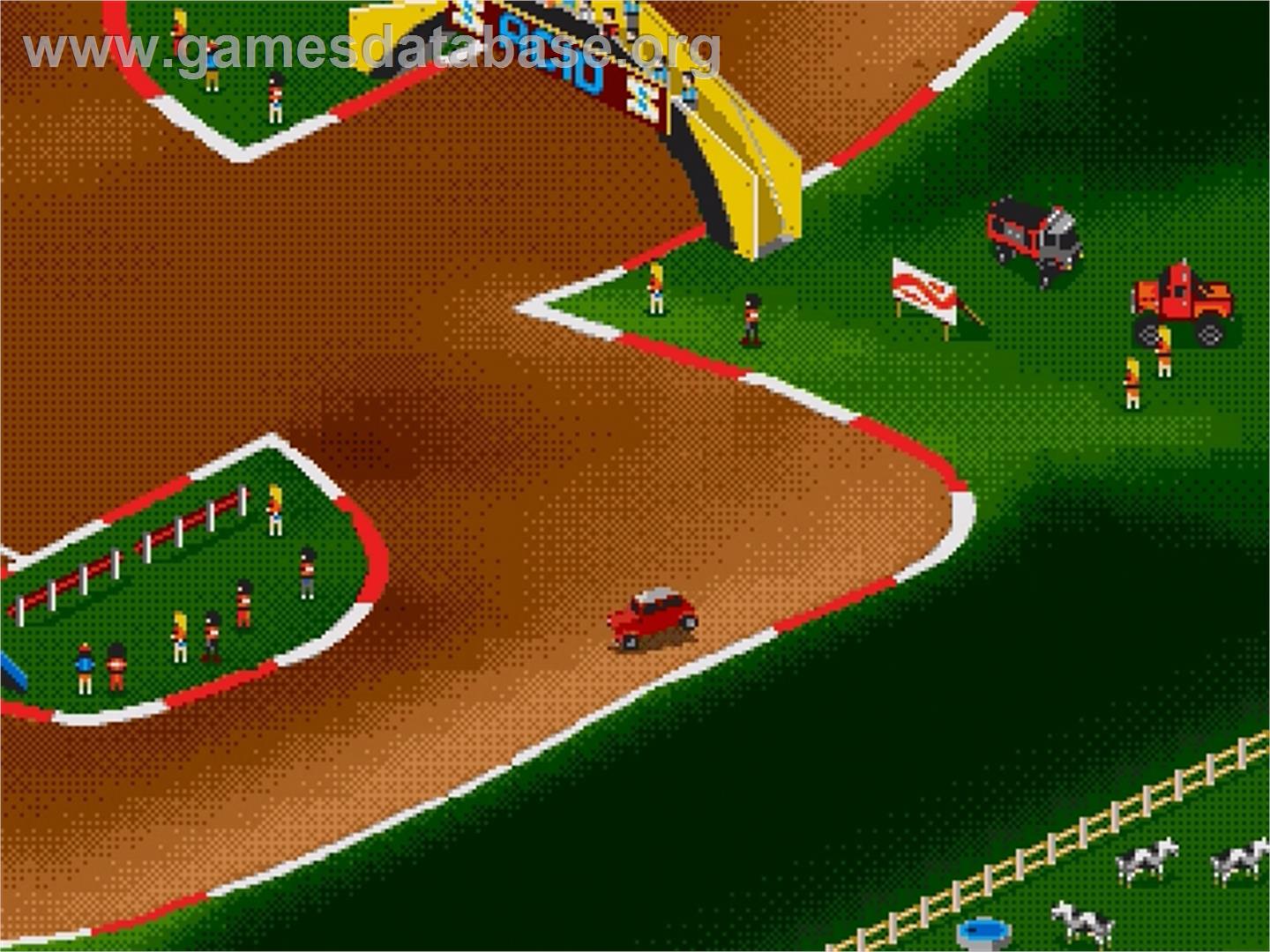 Super Skidmarks - Sega Genesis - Artwork - In Game