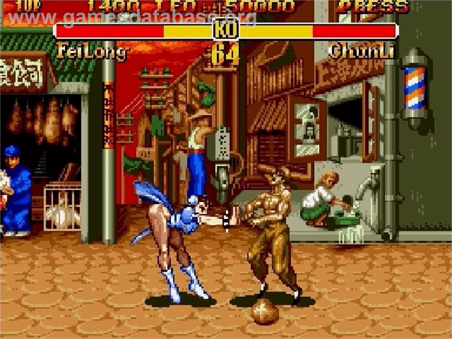 Super Street Fighter 2 - Sega Genesis - Artwork - In Game