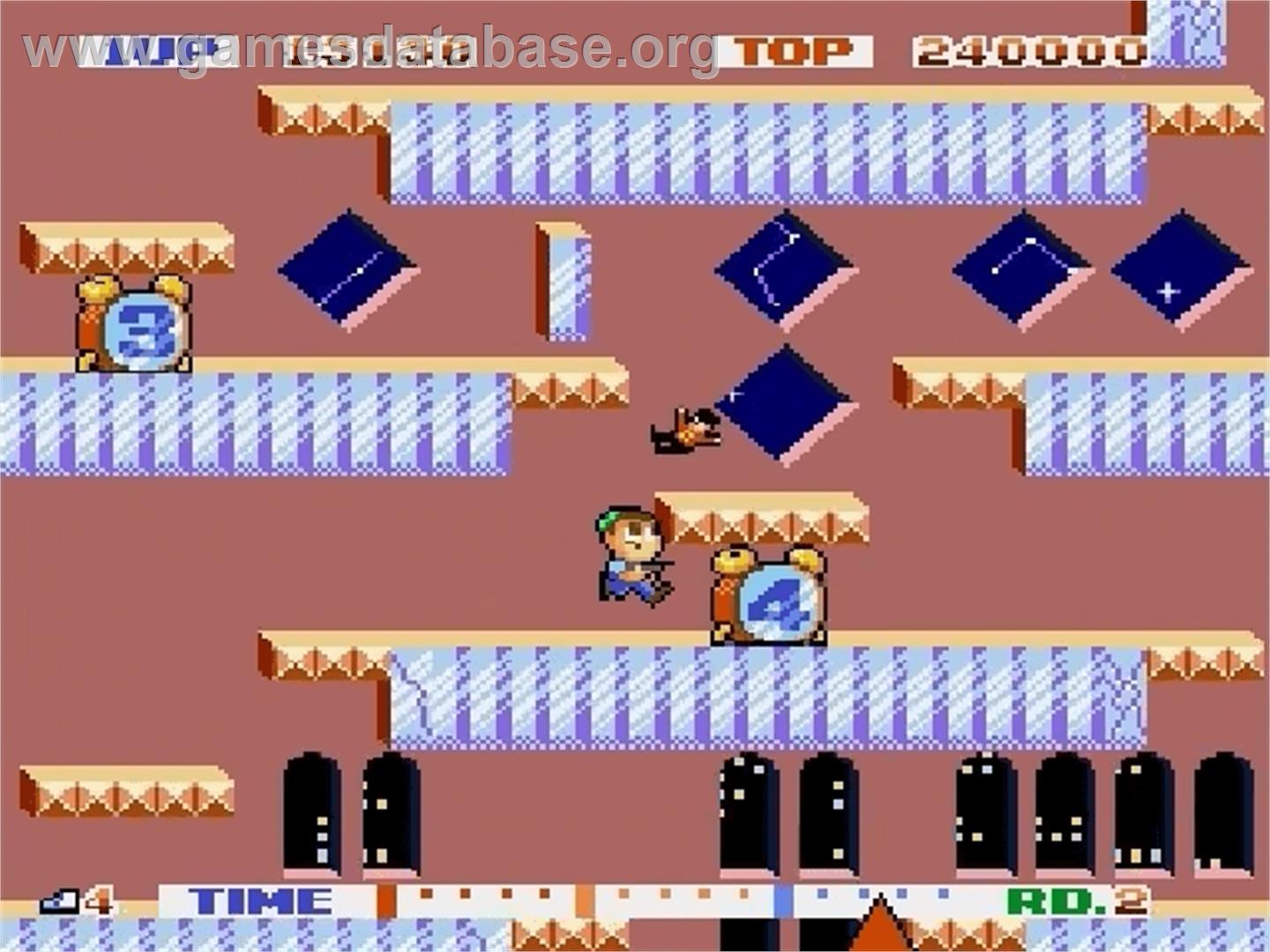 Teddy Boy Blues - Sega Genesis - Artwork - In Game