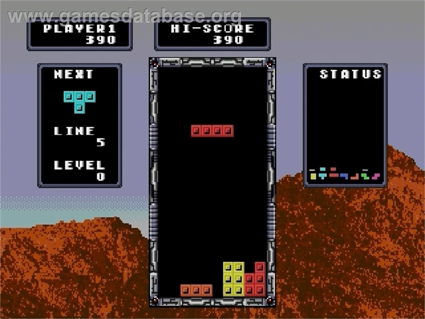 Tetris - Sega Genesis - Artwork - In Game