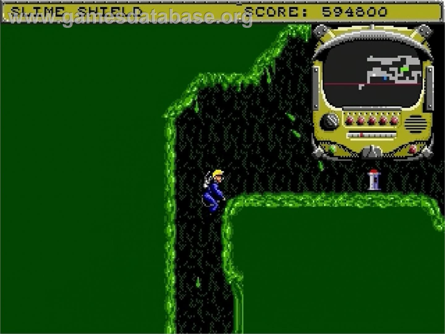 Todd's Adventures in Slime World - Sega Genesis - Artwork - In Game