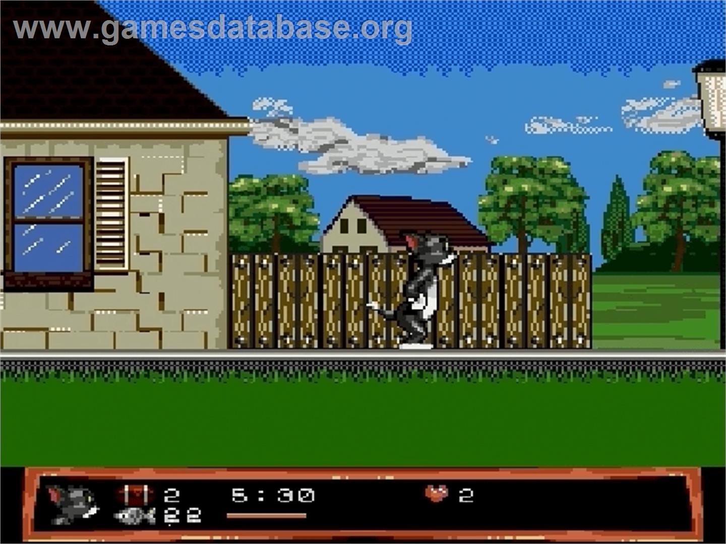 Tom And Jerry - Frantic Antics - Sega Genesis - Artwork - In Game